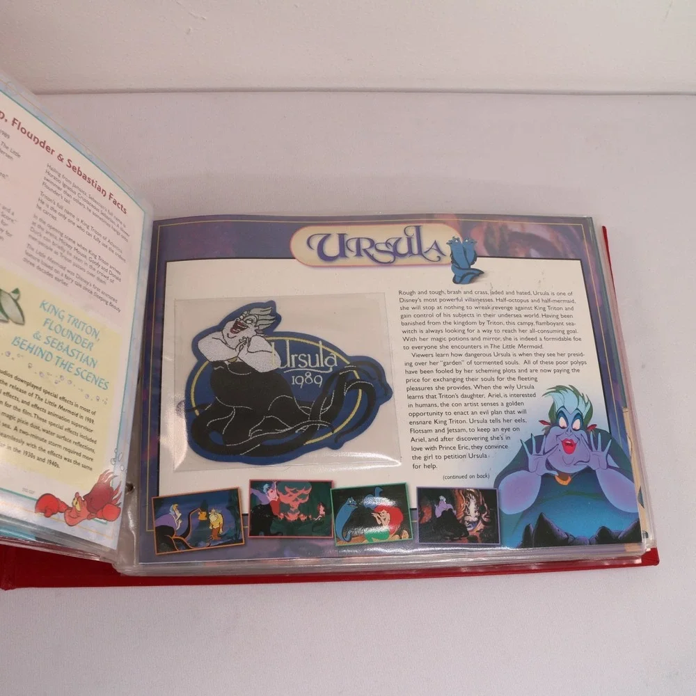Vintage Willabee & Ward Disney Patch Collection Binder Album USED 23 Patches